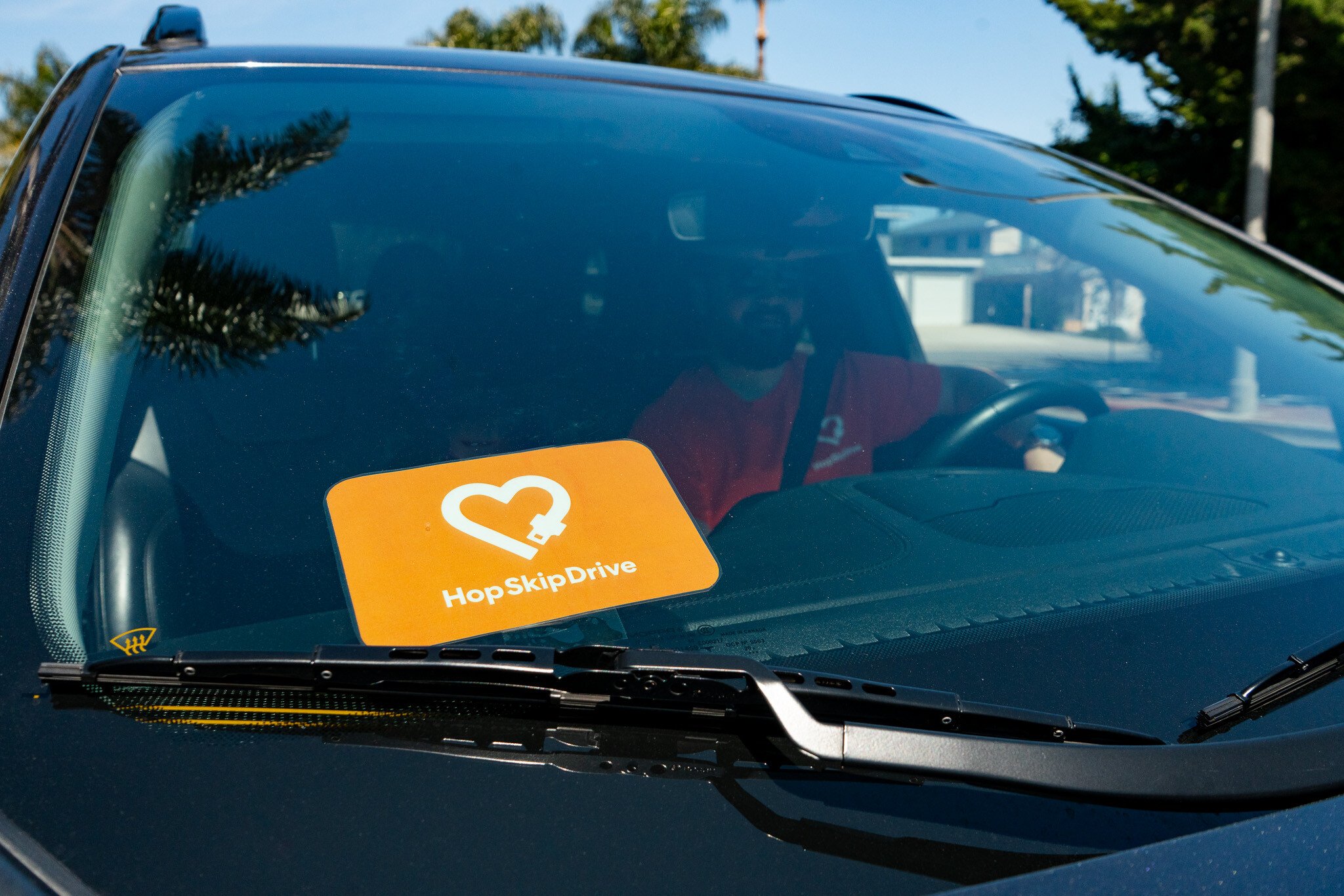 HopSkipDrive decal on a vehicle-1